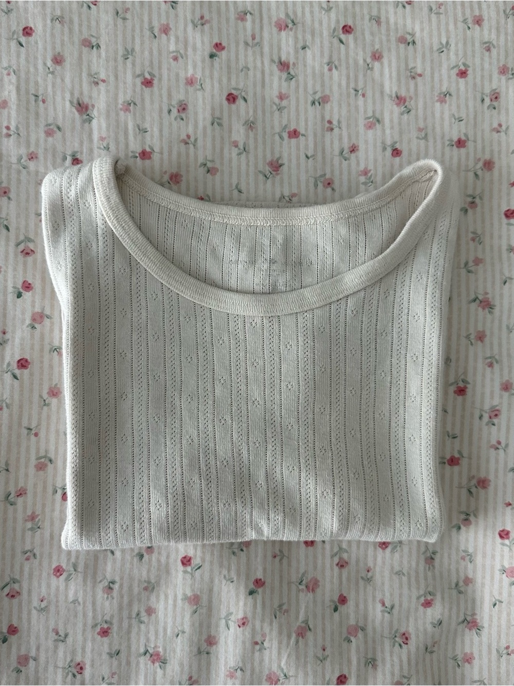 brandy melville ashlyn eyelet top
